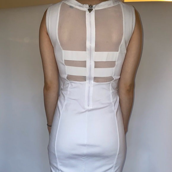 White Guess Midi Dress - Picture 3 of 3